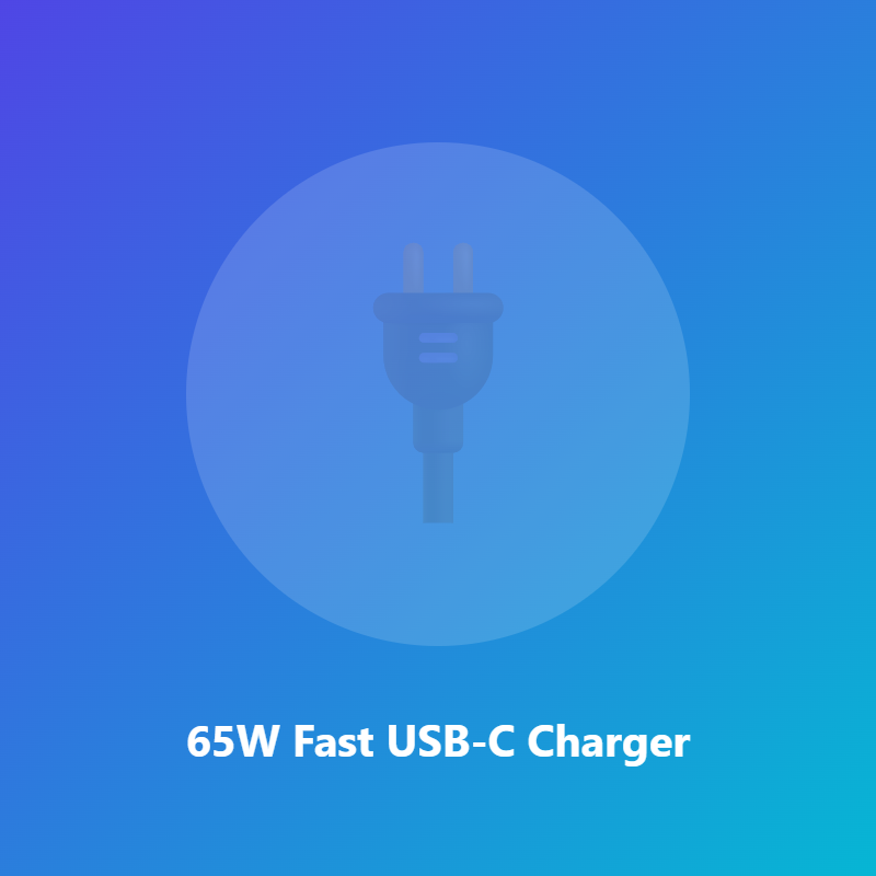 65W Fast USB-C Charger