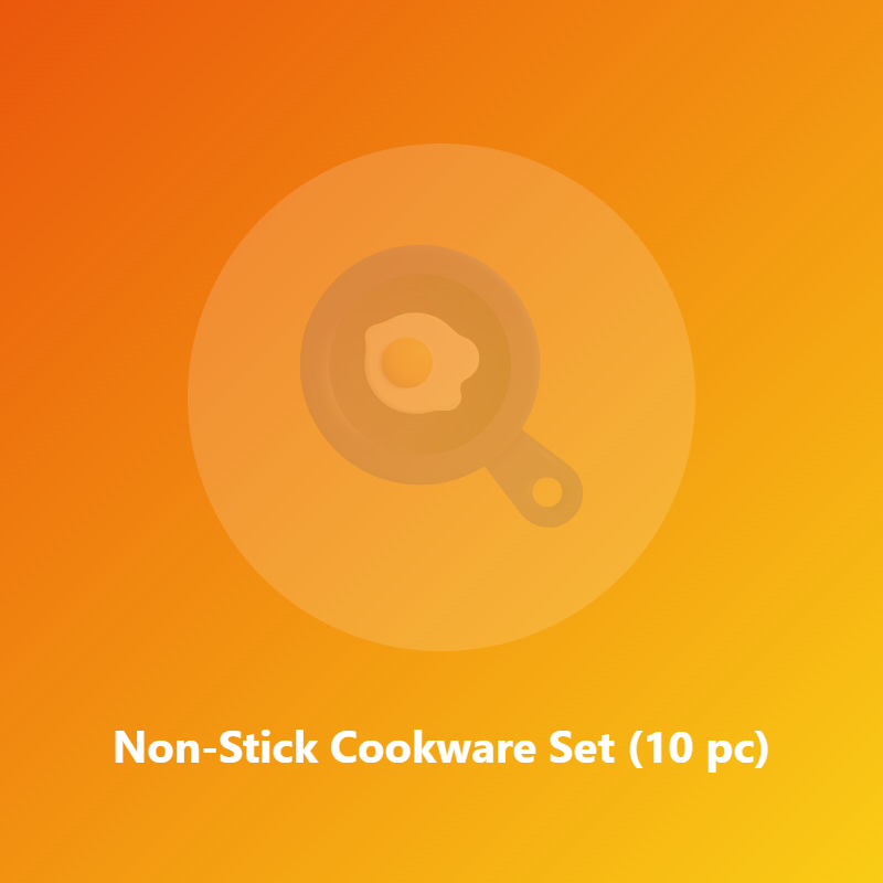 Non-Stick Cookware Set (10 pc)