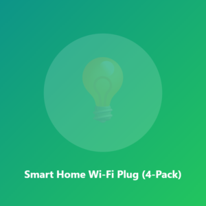 Smart Home Wi-Fi Plug (4-Pack)